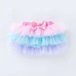 Colourful girls 2nd birthday tutu outfit set (2)