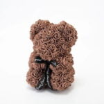 Handmade brown rose teddy bear (1)