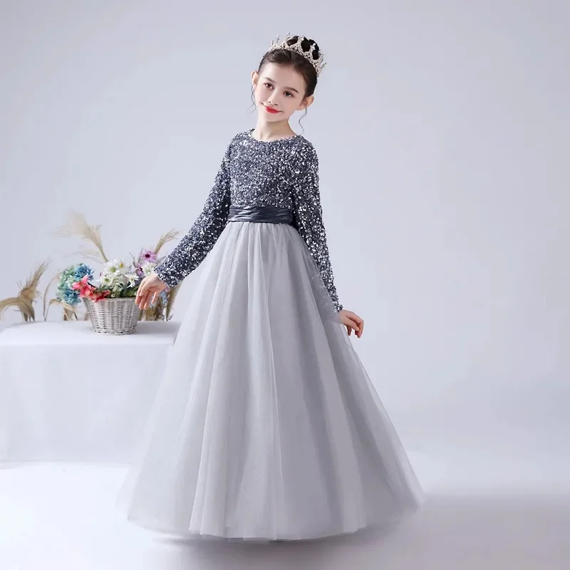 Long sleeve grey clearance gown