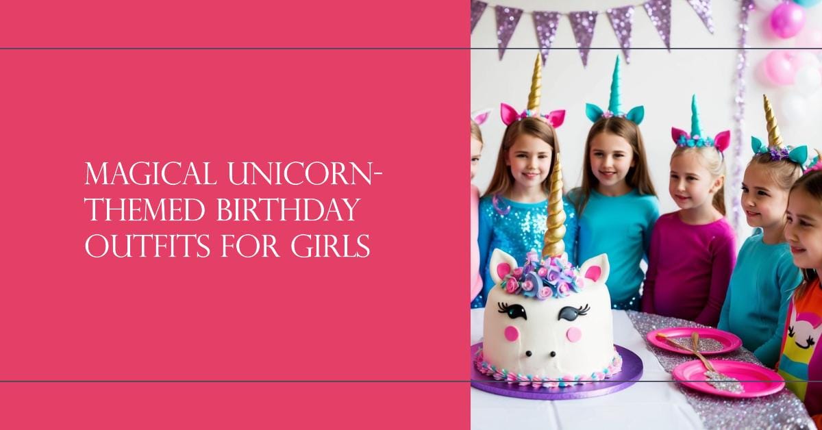 Magical Unicorn-Themed Birthday Outfits for Girls