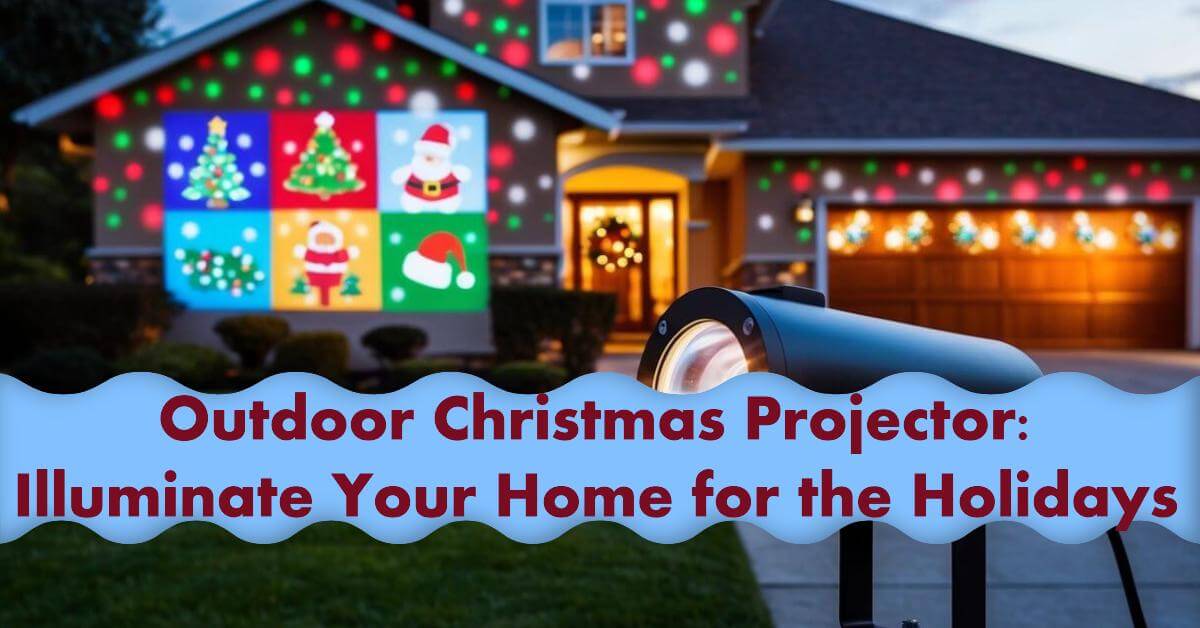 Outdoor Christmas Projector - Illuminate Your Home for the Holidays