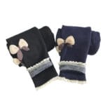 Denim Look Fleece Leggings for Girls (1)