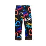 Heart Print Winter Leggings for Girls (1)