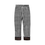 Houndstooth Print Winter Leggings for Girls