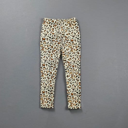 Leopard Print Fleece Leggings for Girls (1)