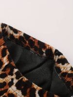 Leopard Print Fleece Leggings for Girls (2)