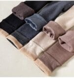 Ribbed Knit Winter Leggings for Girls (4)