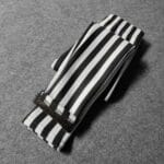 black white stripe fleece leggings for kids (18)