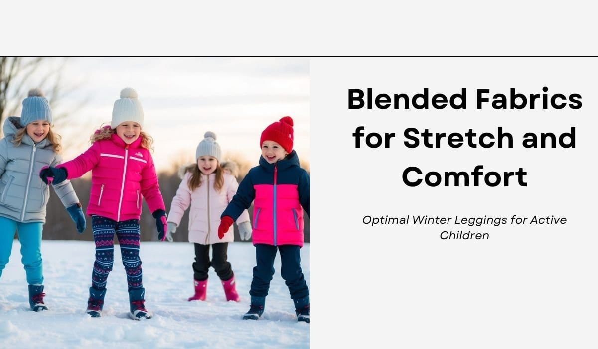 Blended Fabrics for Stretch and Comfort: Optimal Winter Leggings for Active Children