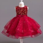Celestial Sequin & Starry Tulle Party Dress for Girls (11)