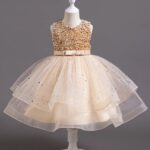 Celestial Sequin & Starry Tulle Party Dress for Girls (3)