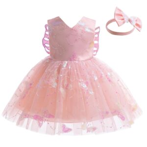 Enchanted Butterfly Fairy Dress with Attached Wings (2)