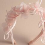 Pink Tulle Flower Headband (1)