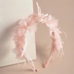 Pink Tulle Flower Headband (3)