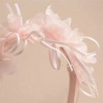 Pink Tulle Flower Headband (4)