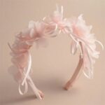 Pink Tulle Flower Headband (6)