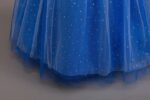 Blue Dazzling Gold Sequin Ball Gown for Special Occasions (9)