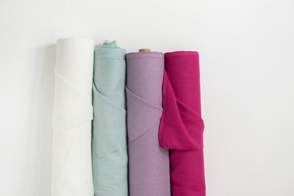Cotton-Spandex Blend: The Ideal Fabric for Comfortable Performance Wear - Fabulous Bargains Galore Close-up of multi colored cotton-spandex fabric against white background