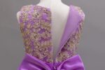 Purple Dazzling Gold Sequin Ball Gown for Special Occasions (6)