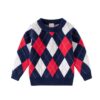 Navy, Red & White
